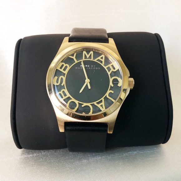 Marc Jacobs Skeleton Watch w/ Leather Band - Picture 3 of 8